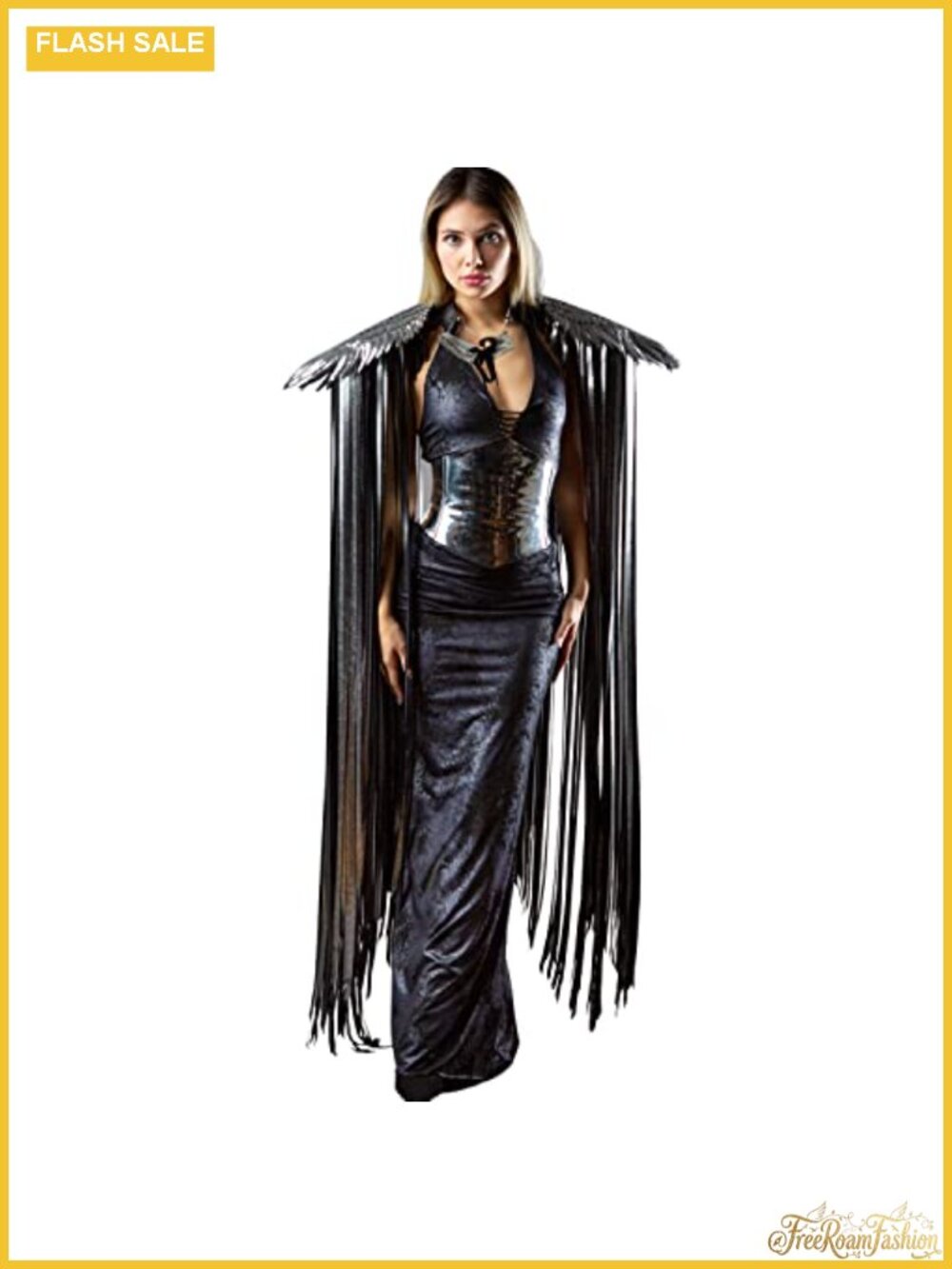 Sequin Angel Wings Cape Shawl with Fringe and Tassels for Cosplay Halloween